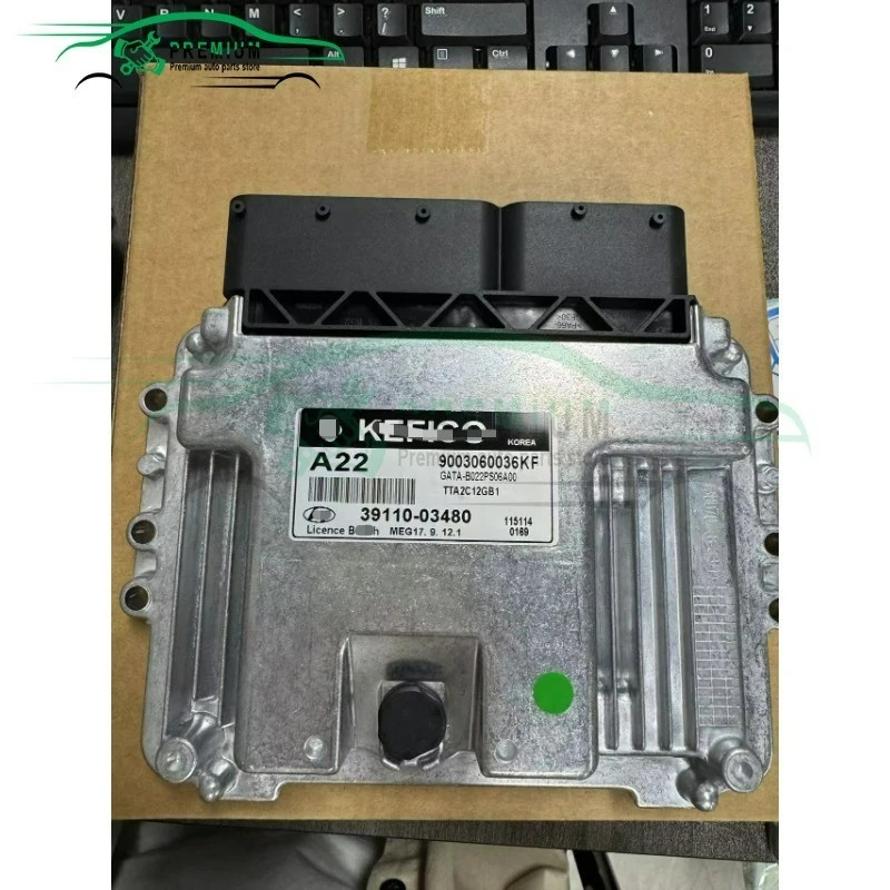 NEW 39110-03480 3911003480 A22 MEG17.9.12.1 ECM Engine Computer Board  Fits for Hyundai