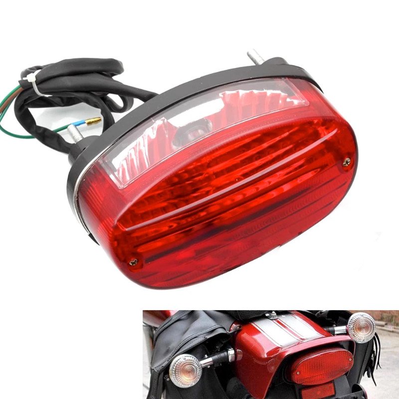 For Yamaha Drag Star 400 DS 400 DS400 12V Motorbike Taillight Motorcycle Rear Tail Light Brake Ligh