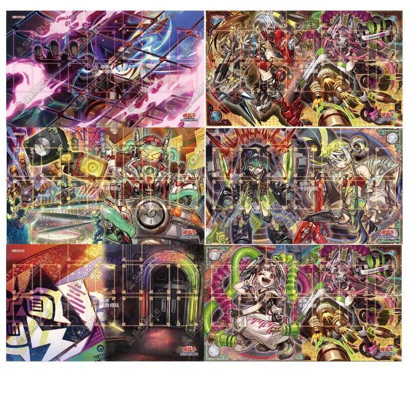 Yu-Gi-Oh! Killer Tune Mix Series 600x350 มม.การ์ดรบ Playmat TCG อะนิเมะการ์ตูน Single-player Duel จา
