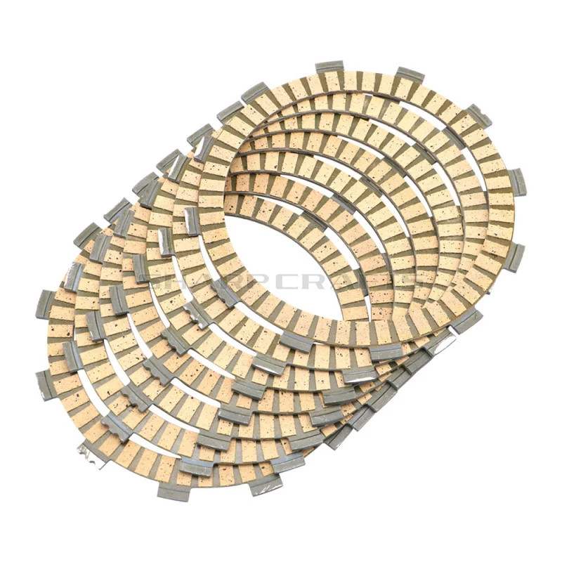 8x Engine Carbon Fibre impregnated Clutch Friction Plates Kits For YAMAHA BT1100 Bulldog YZ250 2T Y