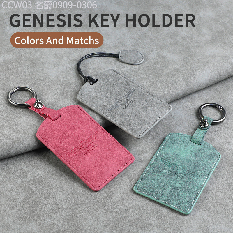 【2015 -2025】 เหมาะสำหรับ Genesis GV60 ปลอกกุญแจการ์ด G80 SHELL GV80/G70/GV70 ผู้ชายและผู้หญิงกระเป๋