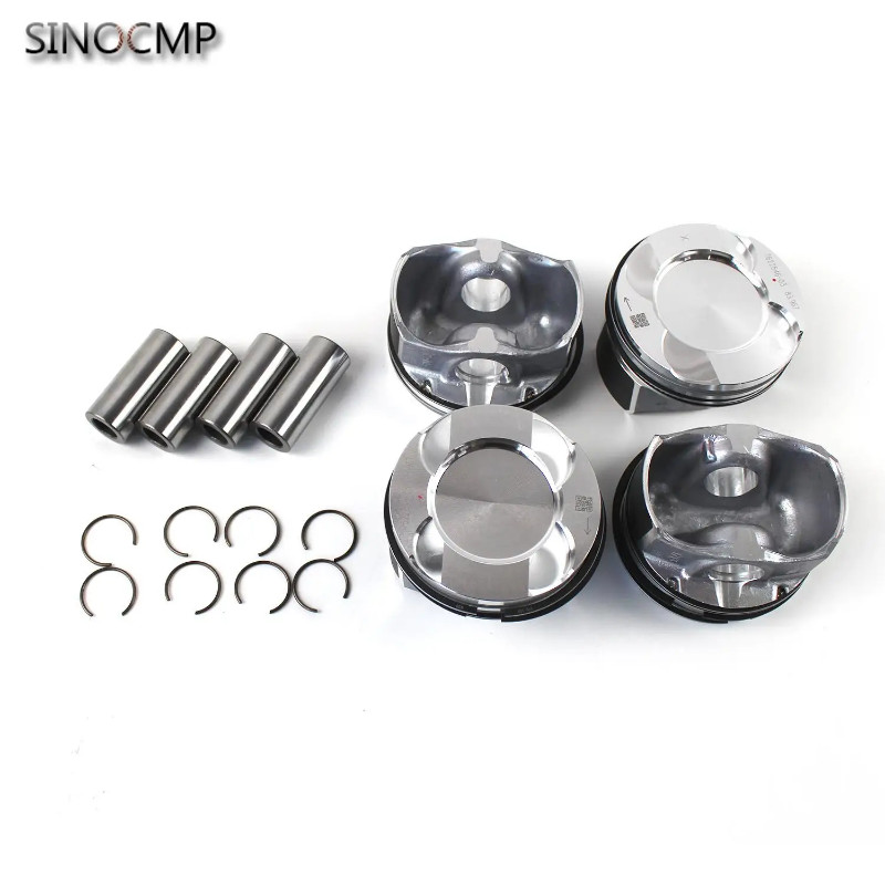 4x Pistons Rings Φ84mm / CR 10:1 11257640166 11257594453 For BMW 328i 428i 528i X3 F30 F10 Z4 28i X