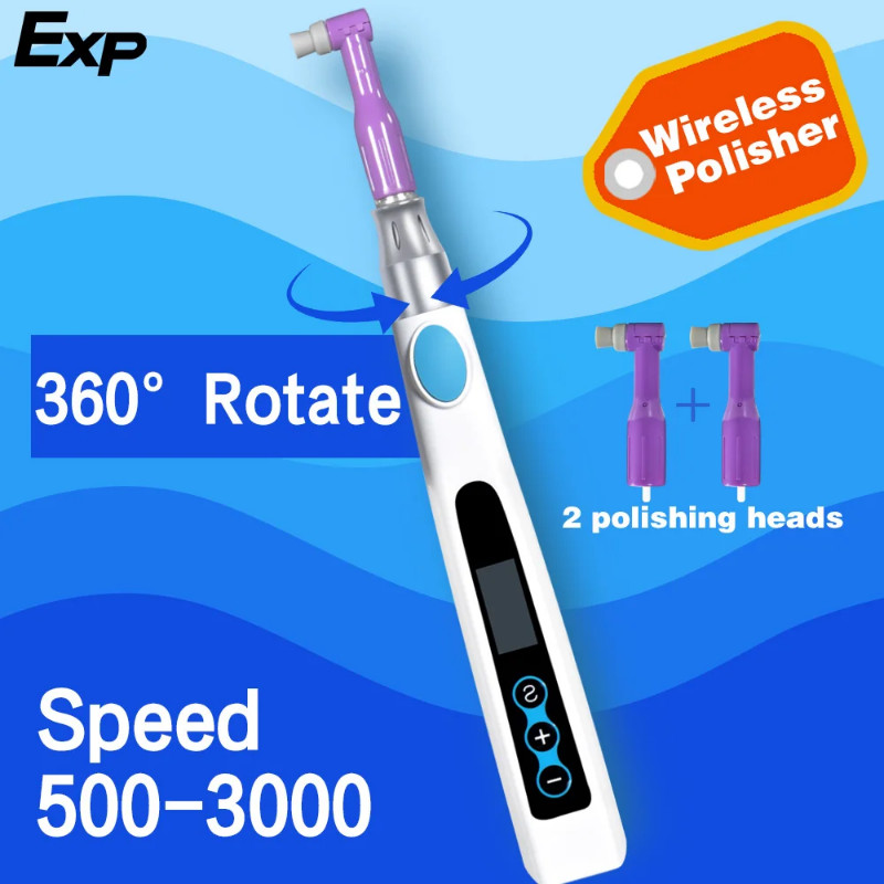 Exp Dental Electric Wireless Polisher Removable Head Type-C Charging Interface Dental Clinic Equipm