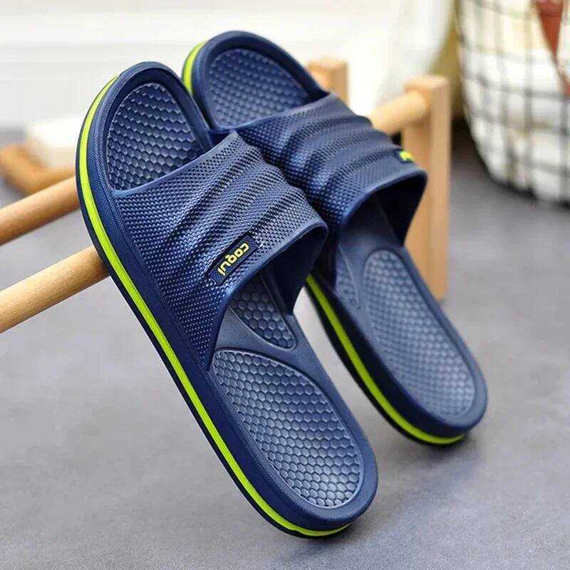 C Men's Slippers EVA Non-Slip Bathroom Slippers Soft Comfortable Home Summer Slippers Indoor Bathro