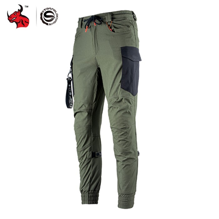 Motorcycle Ridng Pants Wear Resistant Motocross Pants All-Season Warm Moto Biker Protection Pants S