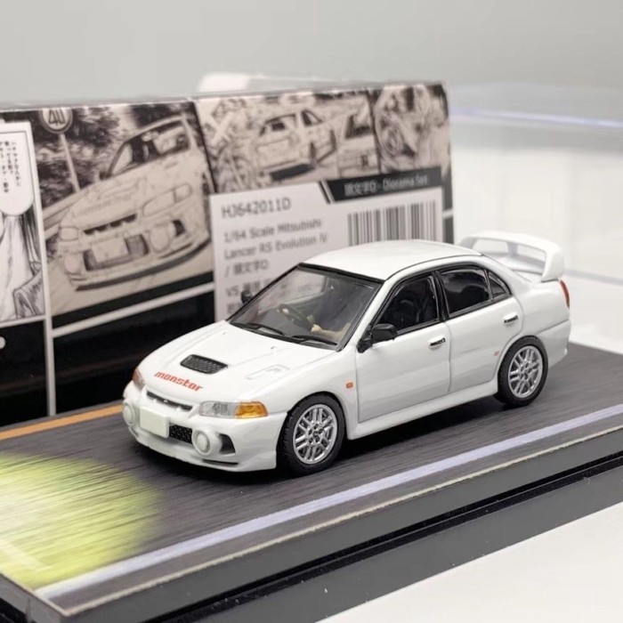 HobbyJapan Initial D 1: 64 RX-7 ตุ๊กตา FC3S RX7 EVO3 EVO4 โมเดลรถโลหะผสม