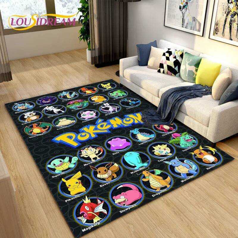C Japanese Anime Cartoon Cute Area Rug,Carpet Rug For Living Room Children's Bedroom Sofa Decoratio