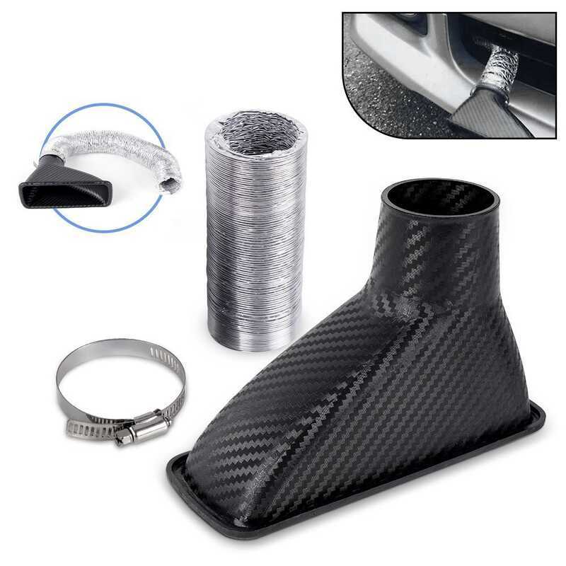 อุปกรณ์เสริมดัดแปลง Air Inlet คาร์บอนไฟเบอร์รูปแบบ Air Inlet การปรับเปลี่ยนรถ Universal Air Inlet ท่