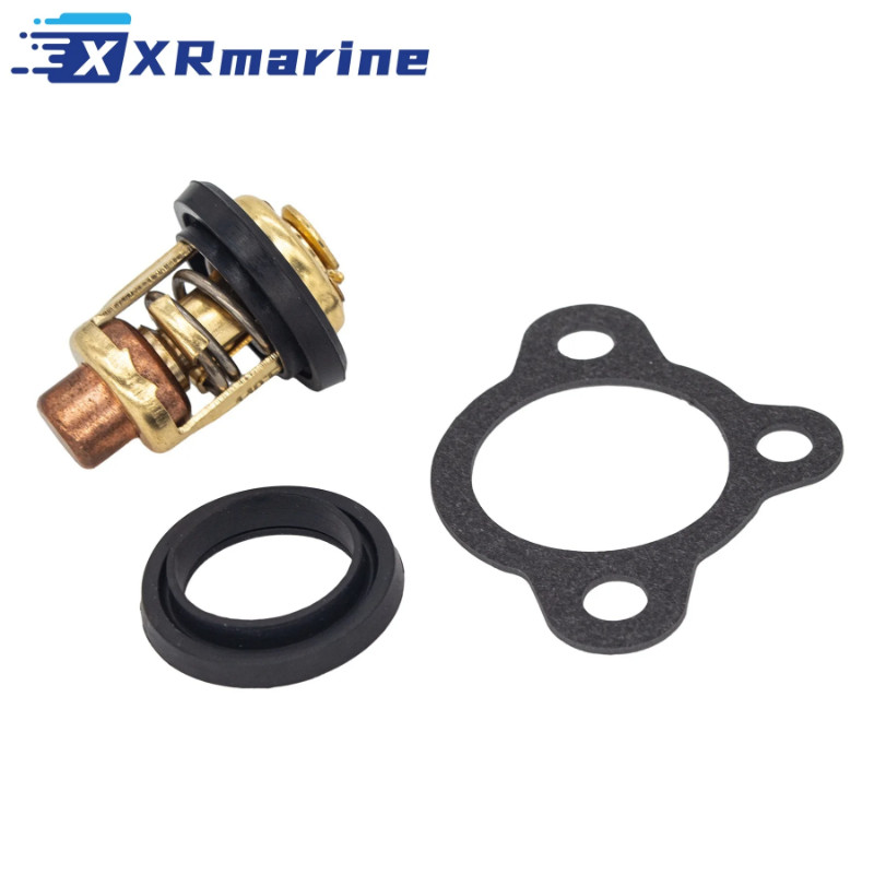 Thermostat Repair Kit For Yamaha Outboard Marine 6G8-12411-00 w/ Gasket 6G8-12414-A0
