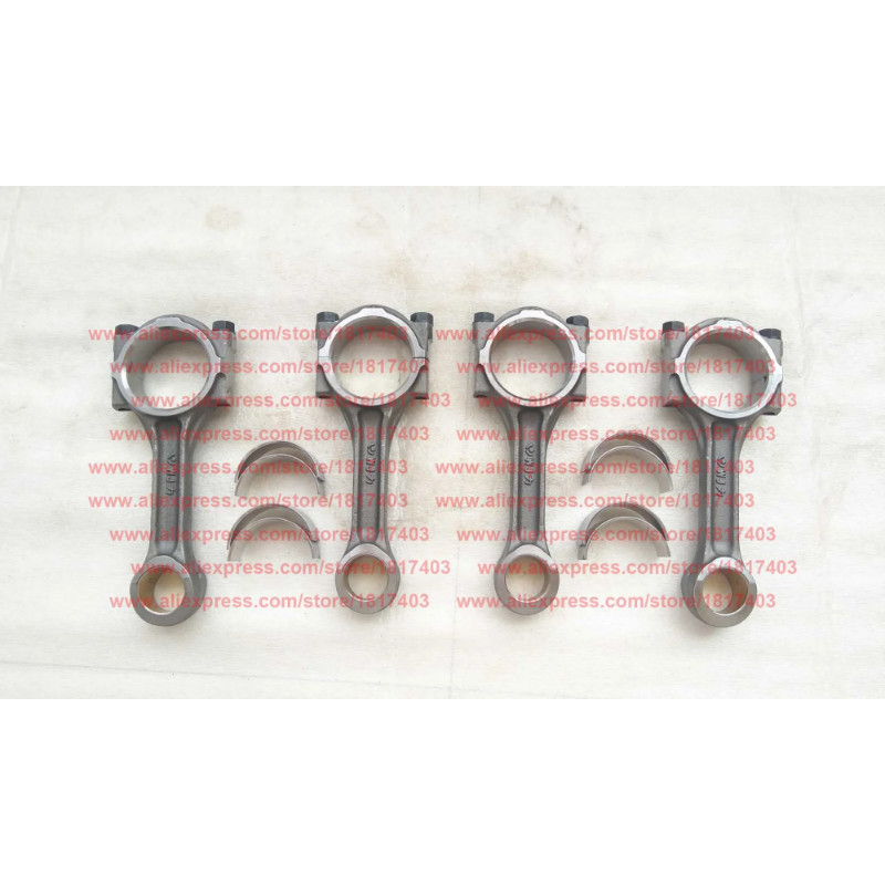 Fujian Lijia 105-04202 Connecting Rod assy + 100-04007 Connecting rod bearing , Fujian Lijia SL4105