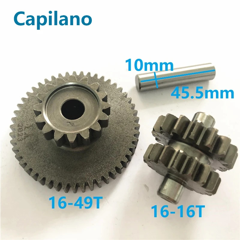 CG200 CG250 Starter Motor Duplex Gear Tooth For Honda 200cc 250cc CG 250 water-cooling Twin Bridge