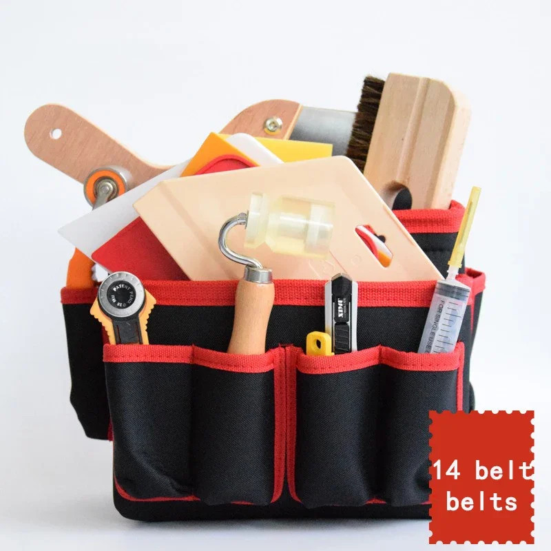Professional Wallpaper Tools Bag Press Wheel Brush Cut-Off Knife Scraper Complete Set Wall Cloth Co