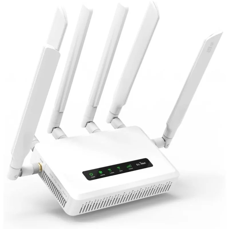 Tools.GL-X3000 (Spitz AX) Cellular Gateway 5G Router for House & RV, Wi-Fi 6, Detachable Antennas,