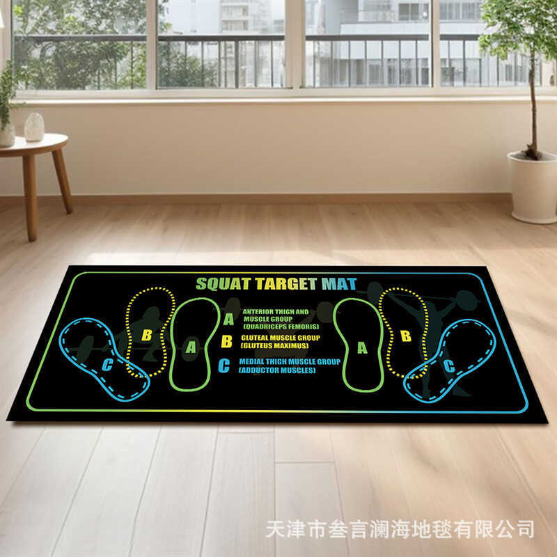 Temu Squat Mat Squat Beginner Squat Auxiliary Practice Mat Dirt-Resistant Anti-Slip ฉนวนกันเสียง Squ