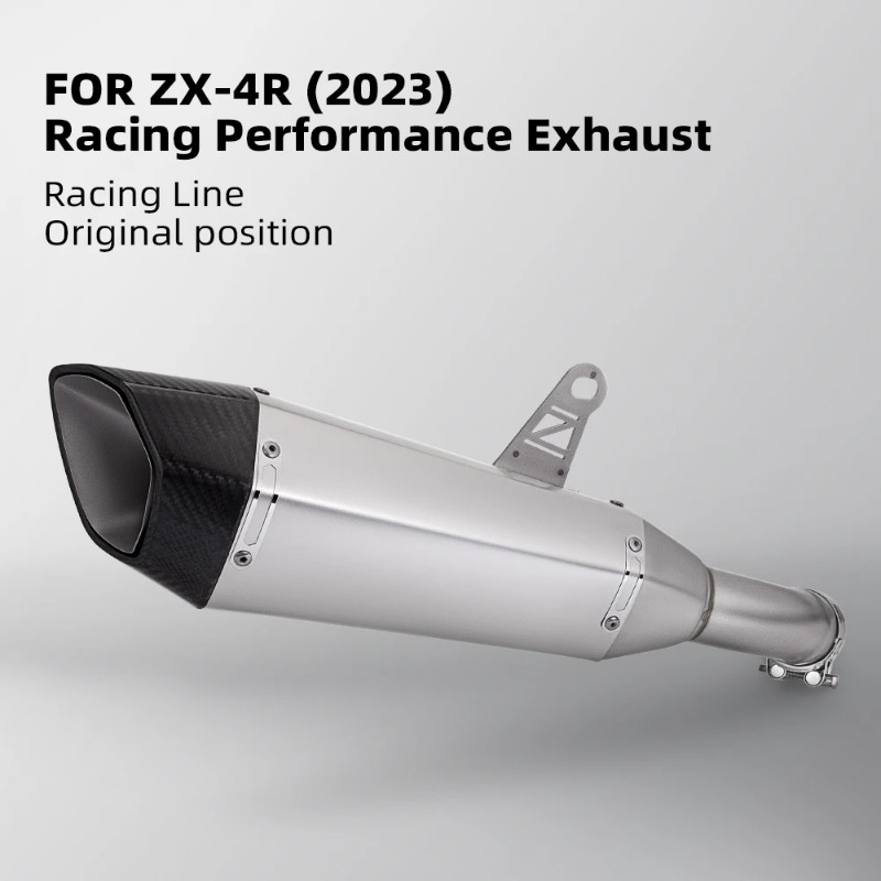 FOR zx4r zx25r zx4RR zx25RR 2023 Motorcycle Racing Performance Exhaust Racing Line Original Locatio