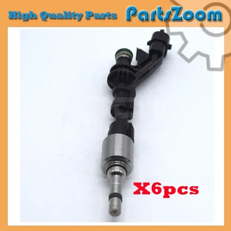 6PCS/Lot FX23-9F593-AC FUEL INJECTORS fit for Jaguar F-Type XJ XF XFR-S XFR XJR 3.0L V6 2013-2015 N