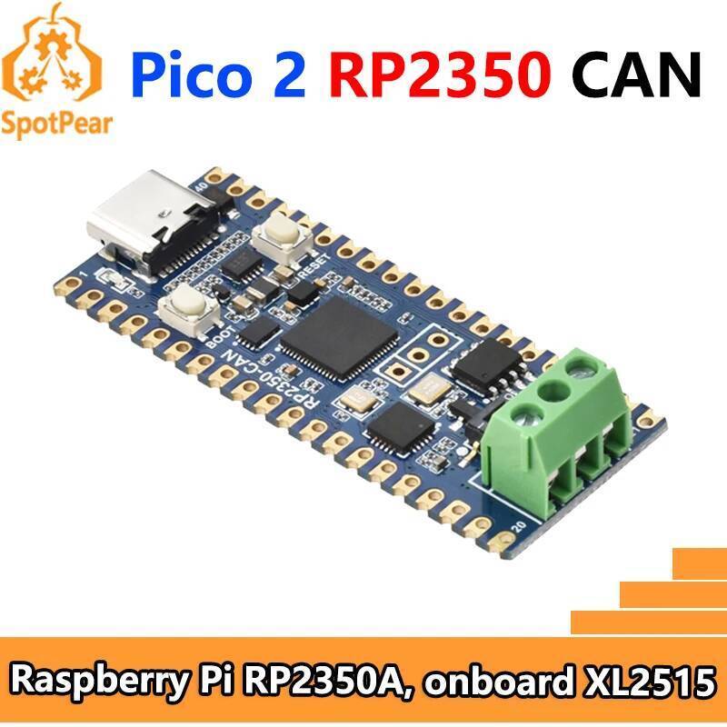 Raspberry Pi Pico 2 RP2350 CAN Onboard XL2515 CAN Controller RP2350A Waveshare RP2350-CAN