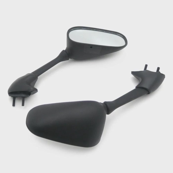 Racing Mirrors for Yamaha YZF R6 2001-2007 YZF R1 2007-2008 BLACK Aftermarket Motorcycle Accessorie