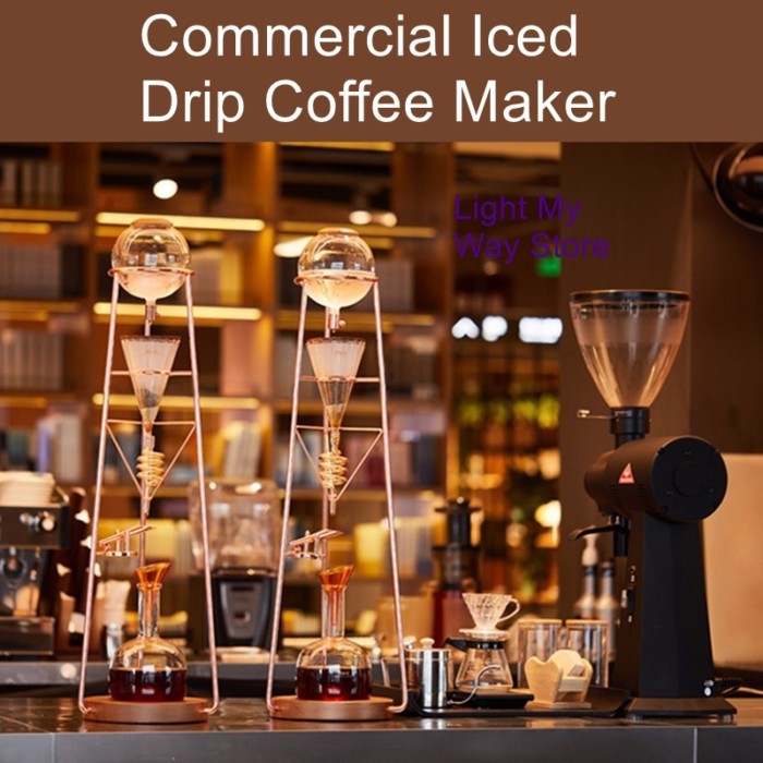 MAX Ice Drip Coffee Maker Commercial Home Ice Drip Coffee Maker Coffee Machine Ice Brewing Drip Col