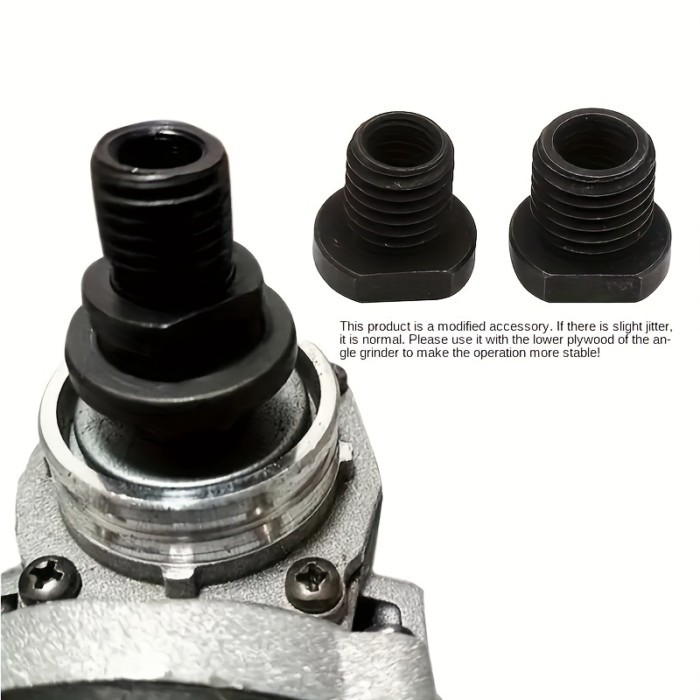 Angle Grinder Attachment Adapter,M10 to M14/M16,Easy To Install Quick Change Polisher Interface Con