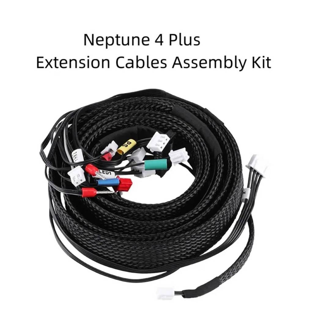 ELEGOO Neptune 4 Extruder Extenaion Cables Assembly Kit สําหรับ ELEGOO Neptune 4 Pro Max Plus 3D ชิ้