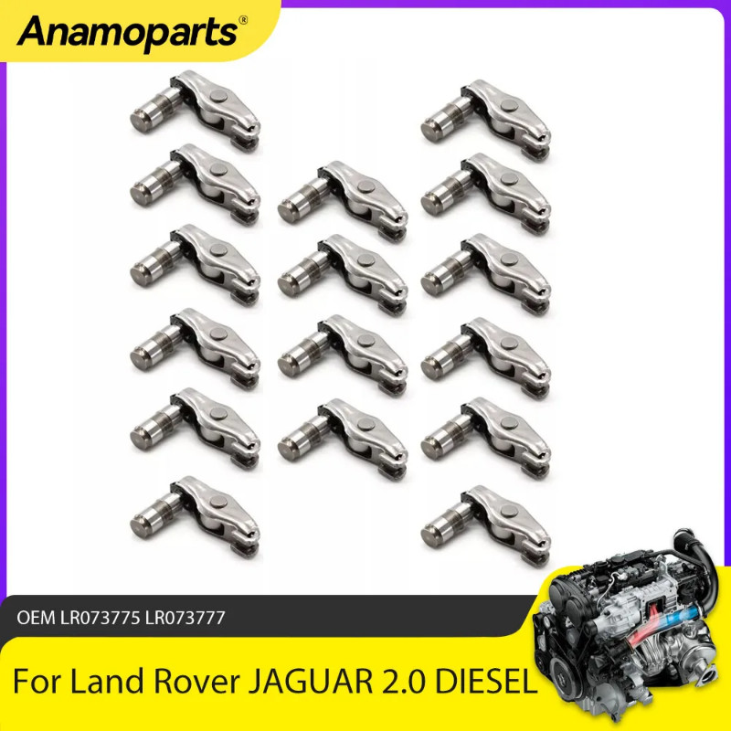 16 X Rocker Arms And Hydraulic Lifter Fit 2.0 L T 204DTD 204DTA Diesel For JAGUAR XE XF Land Rover