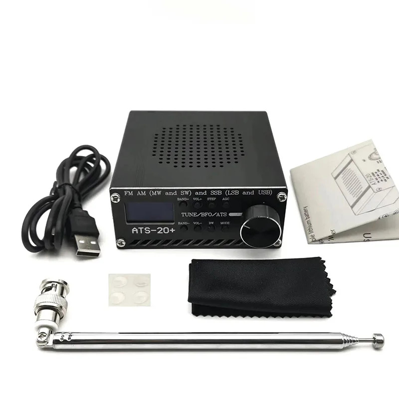 ATS-20 SI4735 Full Waveband Radio Receiver FM AM (MW & SW) SSB (LSB & USB) Covering Commercial Amat
