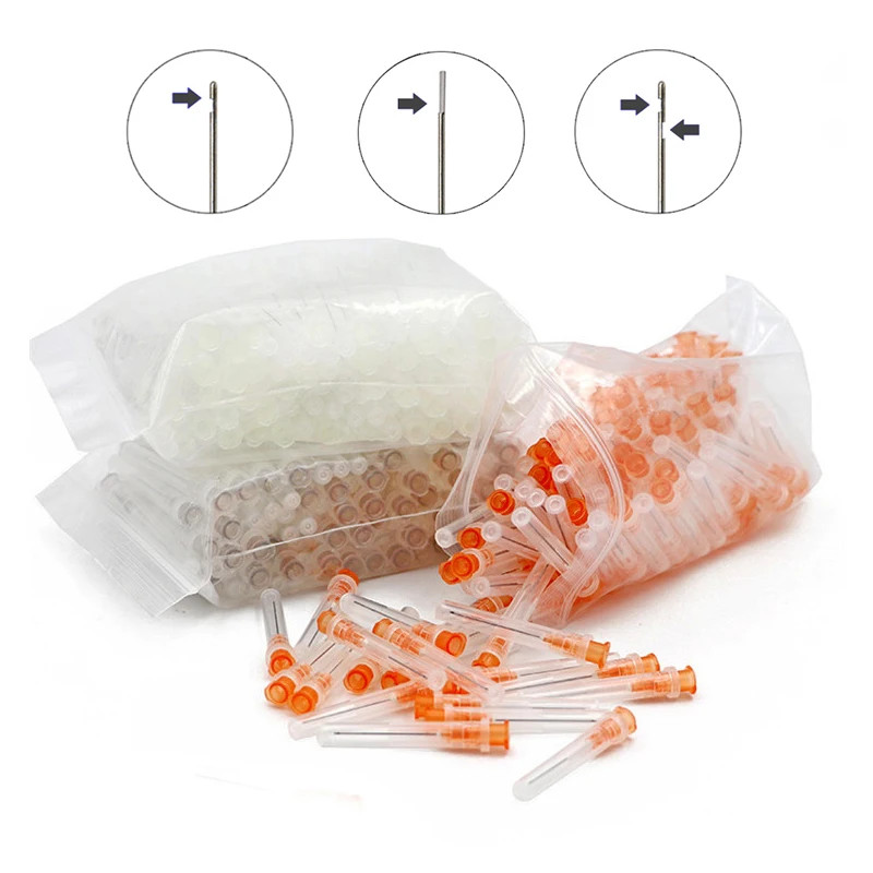 100pcs/Bag End-Closed Single / Both Side Vent Dental Endo Irrigation Needle Tip, Dental Root Canal