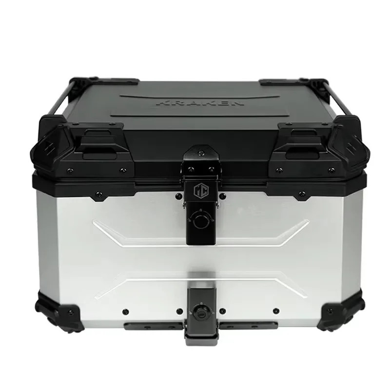 65L 55L 45L Motorcycle Top Box Helmet Box Aluminium Waterproof Motorcycle Trunk Tail Box Travel Mot