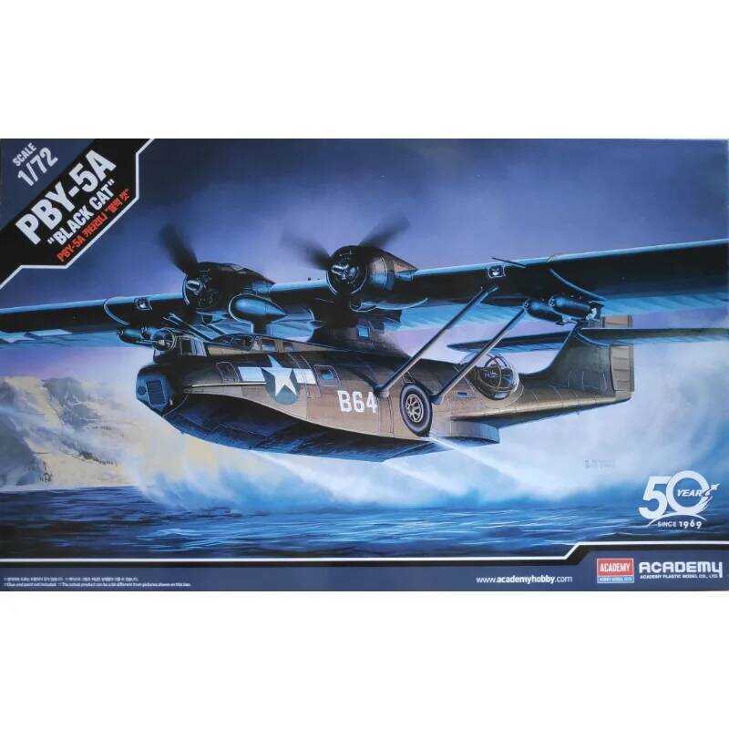 C Academy 1/72 Assembly Model 12487 Pby-5A Cataa Anti Submarine Reconnaissance Aircraft 1/72