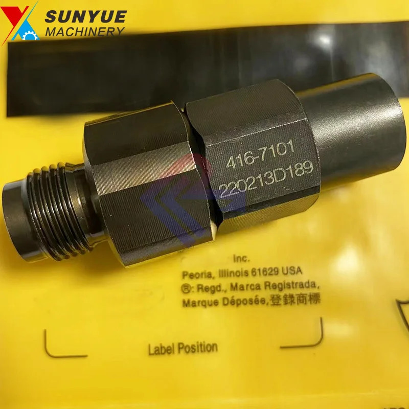 High Quality 416-7101 305-5291 C6.4 C6.6 Common Rail Relief Valve For Excavator CAT 320D 323D E320D