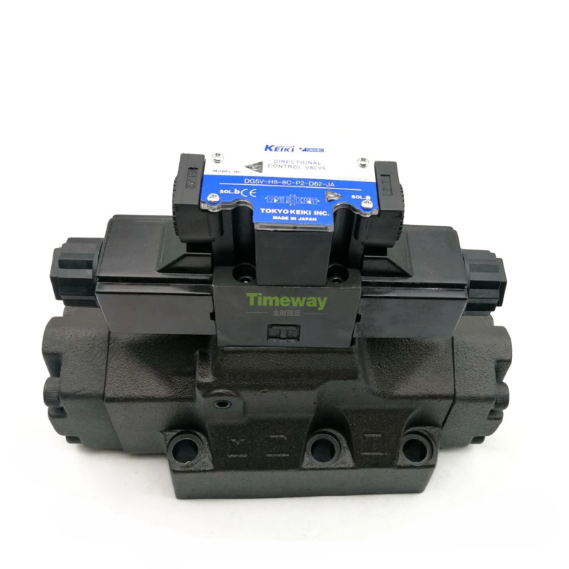 Solenoid Operated Directional Control Valve DG5V-H8-8C-P2-D82-JA for Repair KEIKI TOKIMEC Mechanica