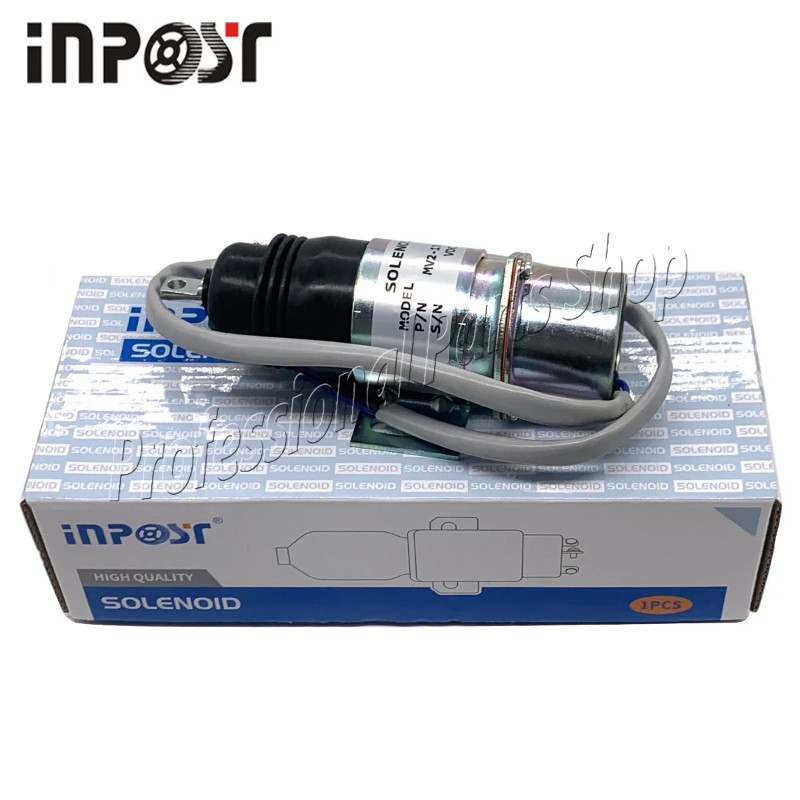 MV2-17A 24V 1819100520 Fuel Shutoff Solenoid For Aichi Lift with Isuzu Engine