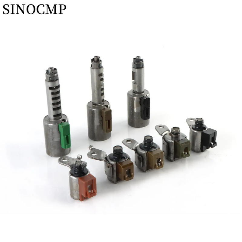 AW55-50SN AW55-51SN AF33-5 AW235 RE5F22A 8pcs Transmission Solenoids Set For Volvo V70 S40 V50 S60