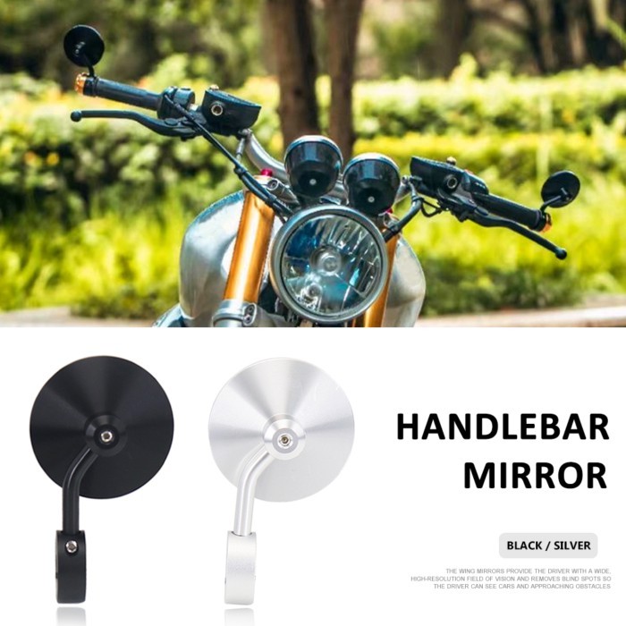 Motorcycle Mirror Aluminum Handle Bar End Rearview Side Mirrors Accessories For BMW RNINET RnineT R