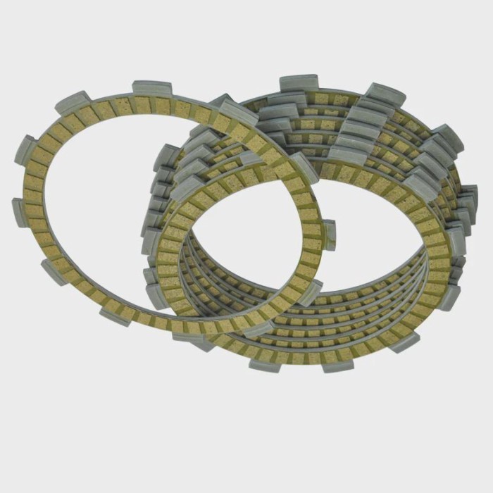 LOPOR 6+1 Pcs Motocycle Fibrous Clutch Discs Plates For SUZUKI VZ400 05-19 VZ400Z 09 VS700GLEF 86-8