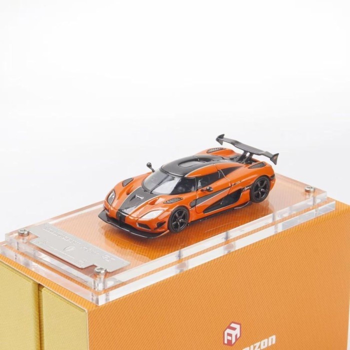 พร้อมสต็อก FH 1: 64 Koenigsegg Koenigsegg Agera RS Speedy Version เปิดฝาครอบด้านหลังรถรุ่น