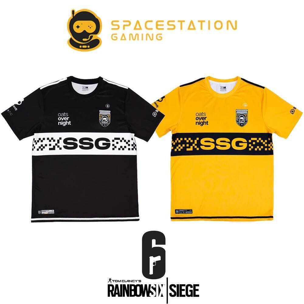 Rainbow Six Esports Club SSG 2025 เครื่องแบบฤดูร้อน R6 ผู้เล่นเสื้อที่กําหนดเองเสื้อยืดกีฬาระบายอากา