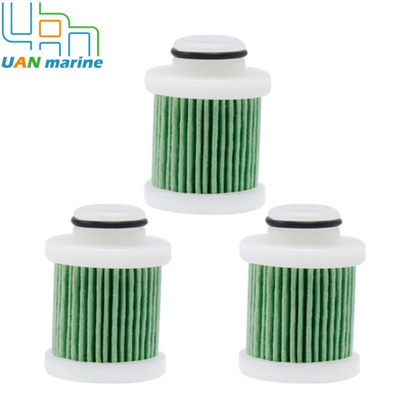 3 Pcs 6D8-WS24A Primary Fuel Filter Element Assembly  for Yamaha 30-115 Hp 4-Stroke Engine 6D8-2456