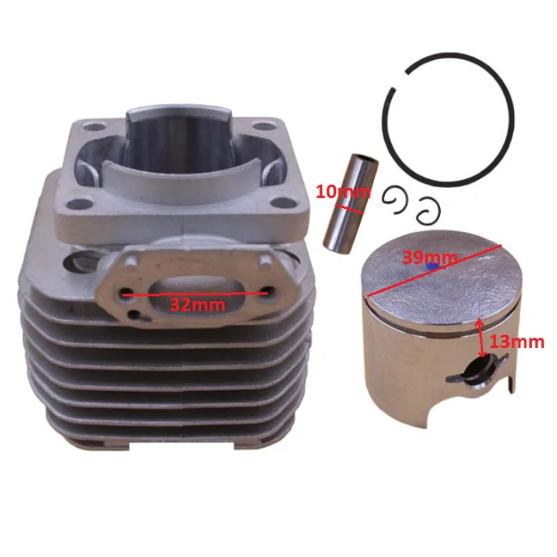 39mm CHAINSAW CYLINDER & PISTON GROUP 3800 FOR 38CC G3800 VARIOUS Zenoah Komatsu CHAIN SAW G3800 SU