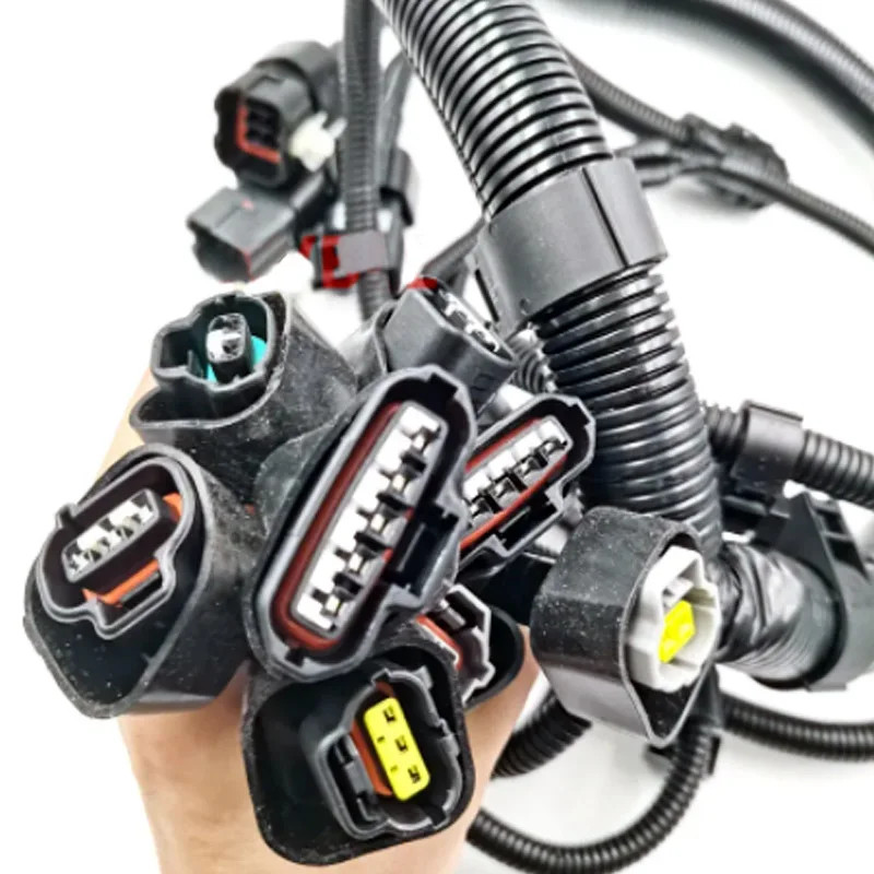 Excavator accessories for KOSCO SK330 350-8 super 8 J08 engine harness