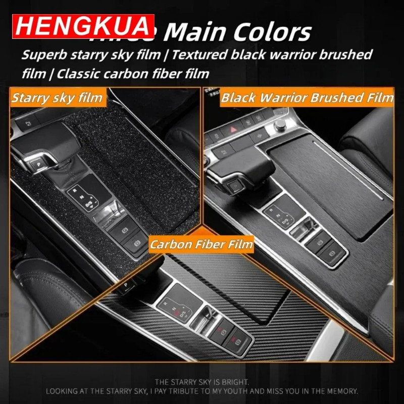 Car Accessories For Honda Fit 2014-2024 Starry Sky Film Interior Modification Central Control Instr