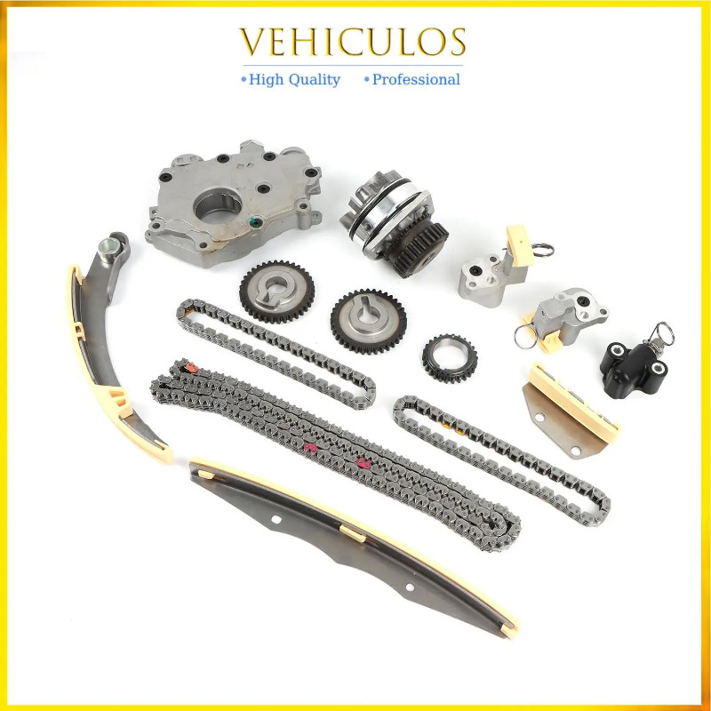 1set Timing Chain Kit Water Oil Pump Fit 05-10 Nissan Frontier Pathfinder Xterra VQ40DE Car Accesso