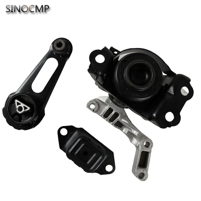 3PCS Engine Motor Trans Mount Set 11360-1HC0B 11210-1HS0A 11220-1HA0B A7369 For Nissan Versa 1.6L 2