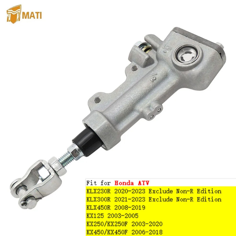 Rear Brake Master Cylinder for Kawasaki KX125 KX250 KX250F KX450 KX450F KLX230R KLX300R KLX450R 430