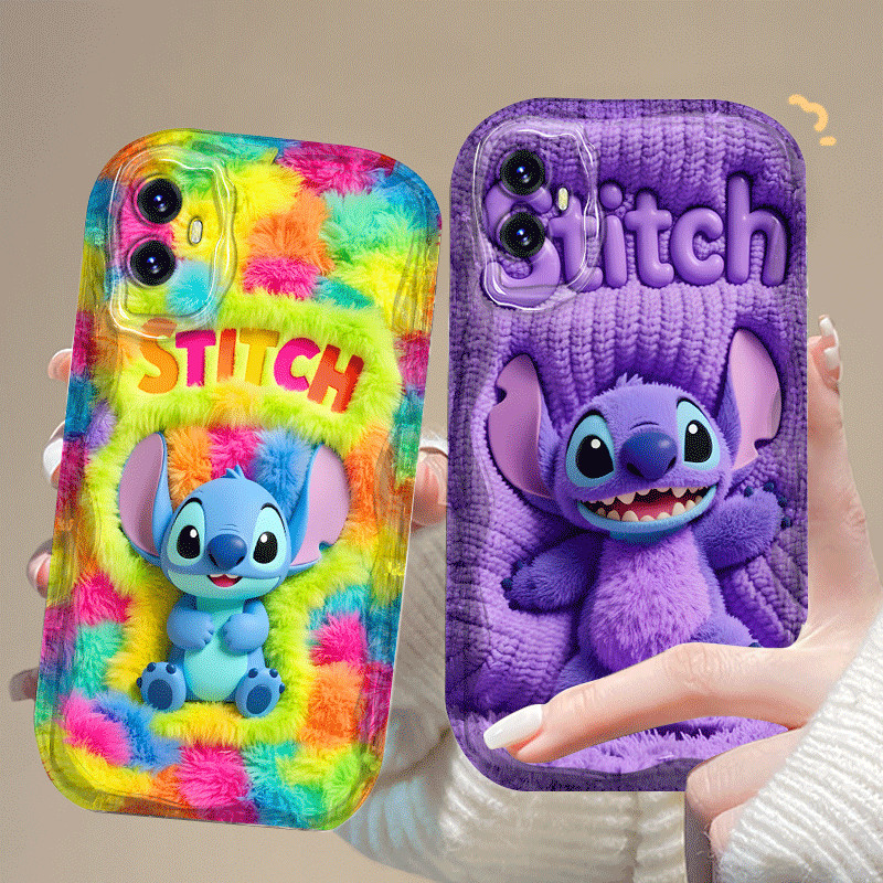 ปลอกสําหรับ VIVO T1 5G SNAPDRAGON 778G น่ารักน่ารัก Stitch การ์ตูน 2D ซิลิโคนอ่อนนุ่ม TPU กันกระแทกโ