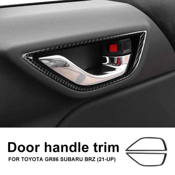 Sticker For Subaru BRZ Toyota GR86 2021 2022 2023 2024 Car Door Handle Bowl Frame Decoration Cover
