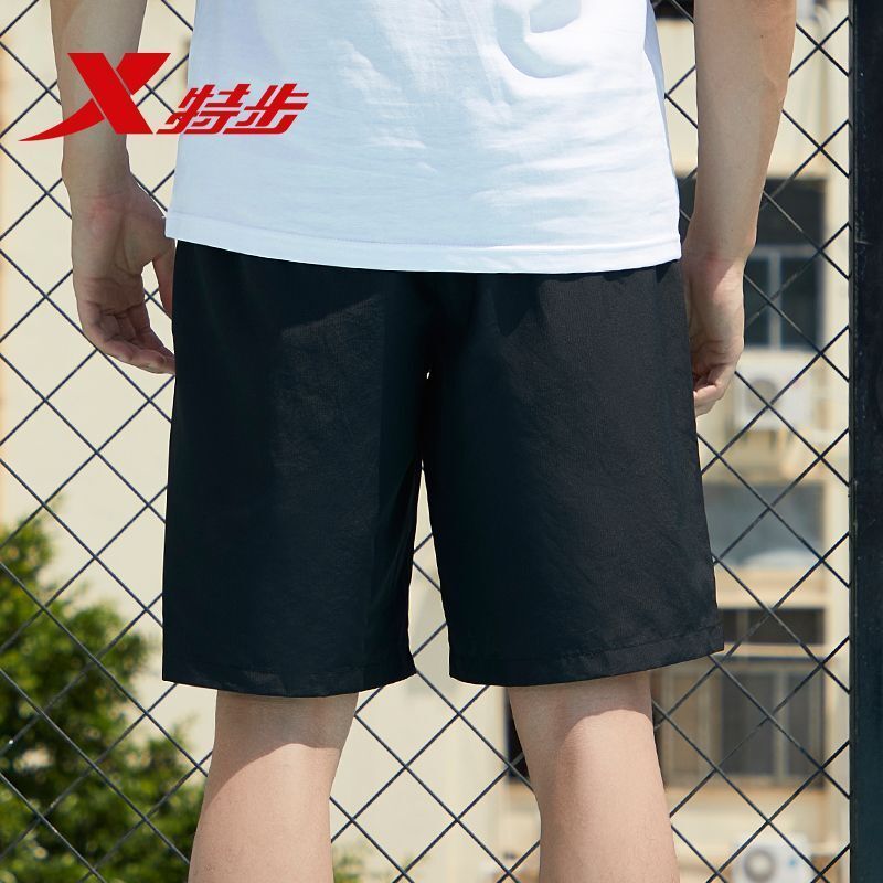 Xtep กางเกงผู้ชายสําหรับฤดูใบไม้ผลิและฤดูร้อนระบายอากาศแห้งเร็วแฟชั่นวิ่งออกกําลังกายกีฬาลําลองกางเก
