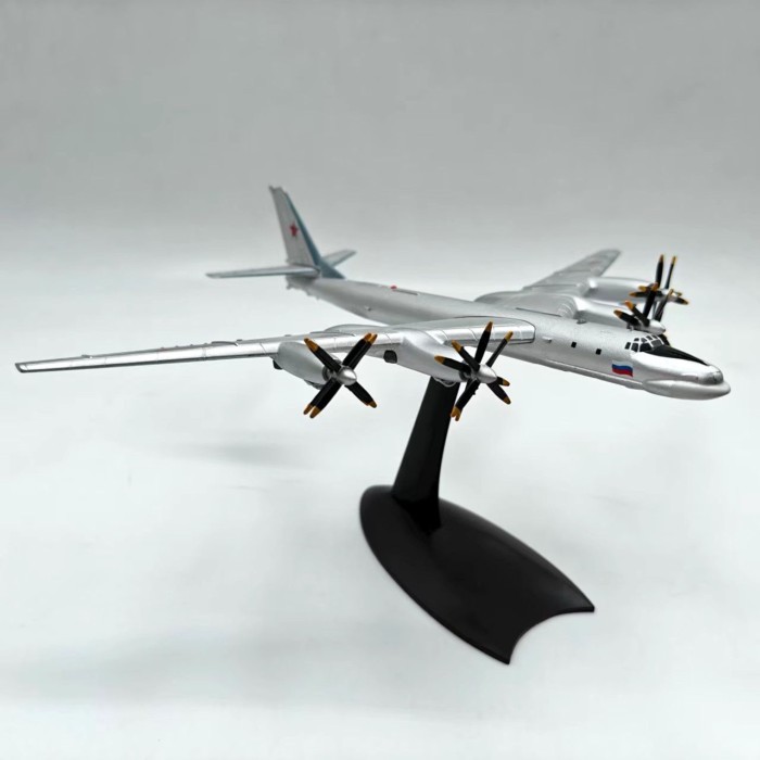 1: 200 รัสเซีย Union TU95 Bomber Exchange จําลองเครื่องบินจําลองผลิตภัณฑ์สําเร็จรูปเครื่องประดับแบบค