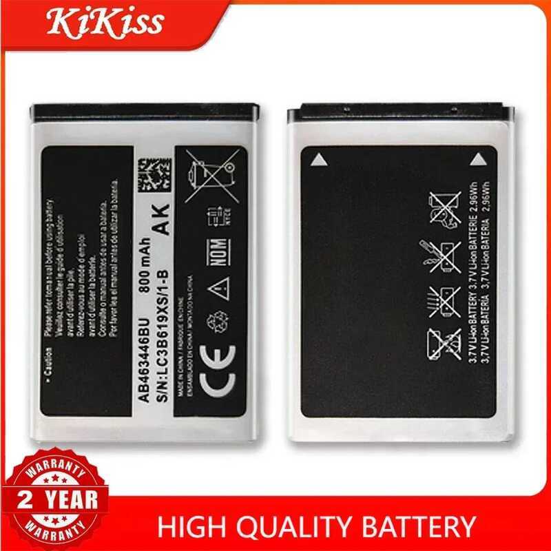 AB463446BU แบตเตอรี่ AB463446TU สำหรับ Samsung S139 M628 X520 F258 E878 F299 E1200M SGH-B108 GH